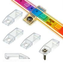 Clipes de Fixação para Fita LED ATB 100 Unidades Transparente IP67