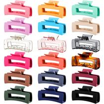 Clipes de garra de cabelo Hoteam 72 peças retangulares de 10,5 cm para mulheres Clipes de garra de cabelo Hoteam 72 peças retangulares de 10,5 cm para mulheres