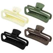 Clipes de garra de cabelo TEBIEKOY de 5 polegadas extra grandes para mulheres Clipes de garra de cabelo TEBIEKOY de 5 polegadas extra grandes para mulheres