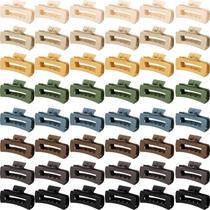 Clipes de garra de cabelo Yunlly 48 peças retangulares de 10,5 cm multicoloridos