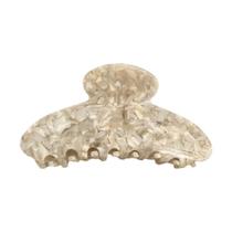 Clipes de garra de cabelo ZHOUMEIWENSP French Large 10,5 cm de acrílico branco Clipes de garra de cabelo ZHOUMEIWENSP French Large 10,5 cm de acrílico branco