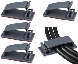 Clipes de gerenciamento de cabos SOULWIT Self Adhesive 50 unidades (cinza)