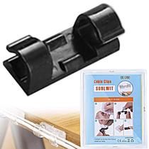Clipes de gerenciamento de cabos SOULWIT Self Adhesive 50 unidades (pretos)