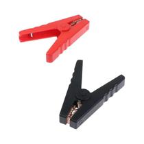 Clipes De Jacaré Isolados De 100A 90mm 2pcs Conectores Para Bateria De Carro Elétrico