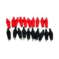 Clipes De Jacaré Metálicos De 28MM, 20 Peças, Sondas De Teste Elétrico Para Bateria De Carro, Preto Clipes De Jacaré Metálicos De 28MM, 20 Peças, Sondas De Teste Elétrico Para Bateria De Carro, Preto