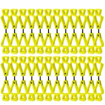 Clipes de luvas BOZZYS Work, pacote com 24 clipes amarelos em forma de Z Clipes de luvas BOZZYS Work, pacote com 24 clipes amarelos em forma de Z