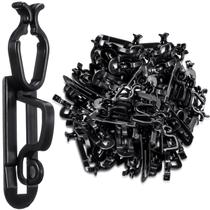 Clipes de luz de Natal Hooks Blulu 60 unidades para telhado (pretos) Clipes de luz de Natal Hooks Blulu 60 unidades para telhado (pretos)