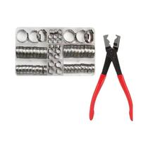 Clipes De Mangueira De Aço Inoxidável Com Braçadeiras De Rosca, Clipes Para Tubos De Combustível E