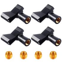 Clipes de microfone para suportes Yeshone com 4 adaptadores ajustáveis x4