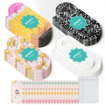 Clipes de papel acrílico YOPPIX 20 Set Jumbo Teacher com cartão traseiro Clipes de papel acrílico YOPPIX 20 Set Jumbo Teacher com cartão traseiro