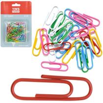 Clipes De Papel de Metal Oval Colorido Com 100 Peças - Yins