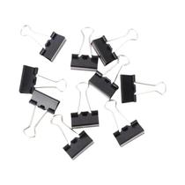 Clipes De Papel Preto Metálicos, 10 Peças, 19mm, 25mm, 32mm, Clipes De Papel, Suprimentos De Clipes De Papel Preto Metálicos, 10 Peças, 19mm, 25mm, 32mm, Clipes De Papel, Suprimentos De