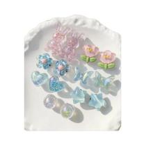 Clipes De Sapato DIY Destacáveis Com Coelho Rosa, Flor, Borboleta Azul E Estrela Para Sandálias