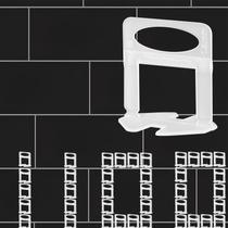 Clipes de sistema de nivelamento de ladrilhos de três tipos, Pro-Grade, 1100 unidades