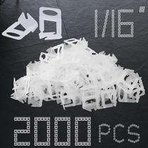 Clipes de sistema de nivelamento de ladrilhos H-Fire Mid 1,5 mm 2000 unidades