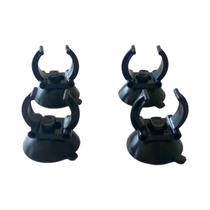 Clipes De Sucção Pretos Para Aquecedor De Aquário 4 Peças Padrão 0,98 Polegadas Suporte Para Haste