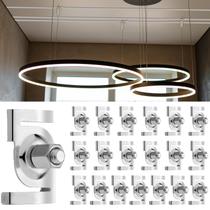 Clipes de teto Shimeyao, 20 peças, barra T, para faixa de 60 cm, 120 V Clipes de teto Shimeyao, 20 peças, barra T, para faixa de 60 cm, 120 V