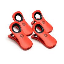 Clipes de toalha CoreClips para cadeiras de praia com bolsa de viagem, pacote com 4