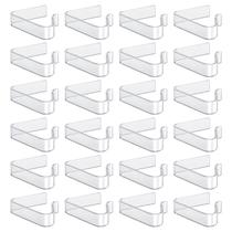 Clipes de toalha de mesa de plástico PEUTIER Clear (24 unidades)