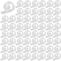 Clipes de toalha de mesa de plástico transparente ROYHOO 72PCS 4,7 x 3,5 x 1,2 cm