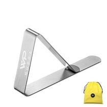 Clipes de toalha de mesa ozozo, pacote com 12 unidades de aço inoxidável, tamanho pequeno