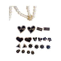 Clipes Decorativos Multifuncionais Para Sapatos Com Fivelas Em Formato De Coração, Borboleta,