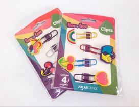 Clipes Emborrachado decorado Jocar Office love is love Clipes Emborrachado decorado Jocar Office love is love