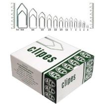 Clipes Galvanizado AÇO 8/0 - Pacote com 10 Embalagens de 25 Unidades