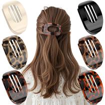 Clipes Hair Claw Clips ANGSTUEM Elegant, pacote com 6 para mulheres Clipes Hair Claw Clips ANGSTUEM Elegant, pacote com 6 para mulheres