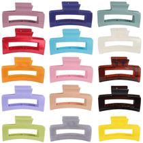 Clipes Hair Claw Clips CECIAOAIME Retangle, pacote com 15 para mulheres