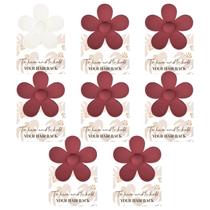Clipes Hair Claw Clips DEEKA Floral, pacote com 8 propostas de dama de honra
