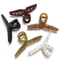Clipes Hair Claw Clips Nalodu de 13 cm extra grandes, pacote com 5 para cabelos grossos Clipes Hair Claw Clips Nalodu de 13 cm extra grandes, pacote com 5 para cabelos grossos