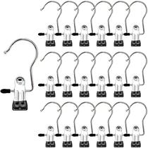Clipes para cabides de botas MECHEER, pacote com 100 ganchos de lavanderia pretos Clipes para cabides de botas MECHEER, pacote com 100 ganchos de lavanderia pretos
