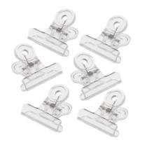 Clipes Transparentes para Unhas - 6 Peças Curva C para Extensão Rápida