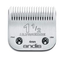 Clipper Blade Andis Ultra Edge em Aço com infusão de carbono de 4 mm Clipper Blade Andis Ultra Edge em Aço com infusão de carbono de 4 mm