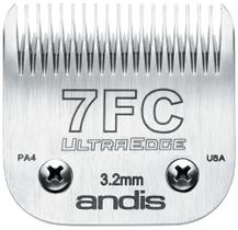 Clipper Blade Andis UltraEdge em aço com infusão de carbono tamanho 7FC Clipper Blade Andis UltraEdge em aço com infusão de carbono tamanho 7FC