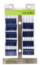 Clipper Combs Andis para animais de estimação pequenos, azul (pacote com 9) Clipper Combs Andis para animais de estimação pequenos, azul (pacote com 9)