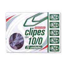 Clips 10/0 niquelado 20 un Acc