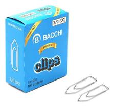 Clips 2/0 Bacchi - 1 Caixa- 100 Unidades
