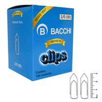 Clips 2/0 galvanizado Premium 720 un Bacchi