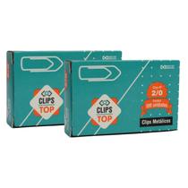Clips 2.0 Metálico Caixa Com 200 Unidades Clips Galvanizado