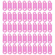 Clips 2,5cm Prendedor Colorido Rosa Neon Para Escola Com 500 Unidades
