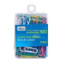 Clips 29mm D302 Cores Sortidas 100 Unidades - Tilibra