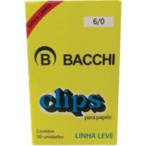 Clips 6/0 Galvanizado Aço Linha Leve 50 Unid - Bacchi Clips 6/0 Galvanizado Aço Linha Leve 50 Unid - Bacchi