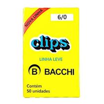 Clips 6/0 galvanizado linha leve 50 un Bacchi
