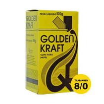 Clips 8/0 Galvanizados 500g Golden Kraft