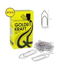 Clips Aço Golden Kraft 6/0 500g 215 Unidades