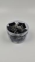 Clips Borboleta Binder Preto 19mm - Kit 40 Unidades