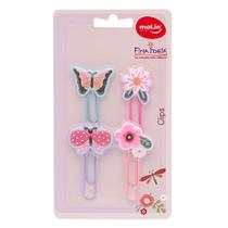 Clips borboletas c/4 molin