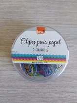 Clips Brw colorido 2/0 com 50 clips